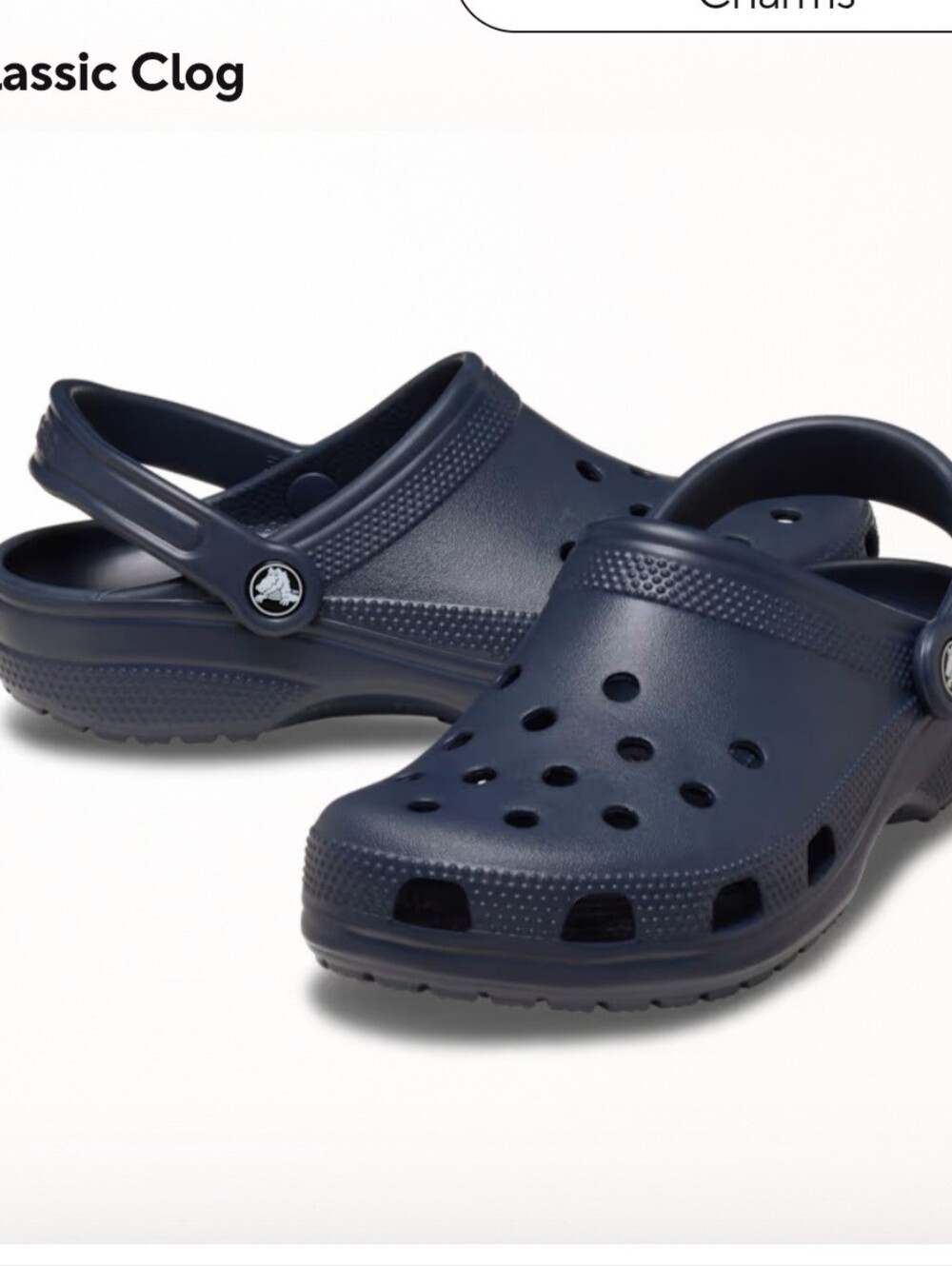 CROCS Kids Classic Clog in Navy